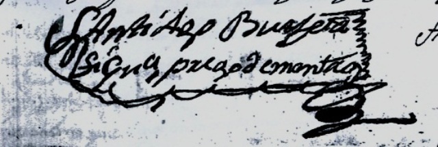 Firma de Santiago Buceta Figueroa Prego de Montaos